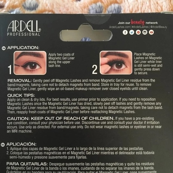 ❤️Ardell magnetic versions 👁️ Lashes & Magnetic gel linerW/brush Magnetic Liner - Picture 7 of 11